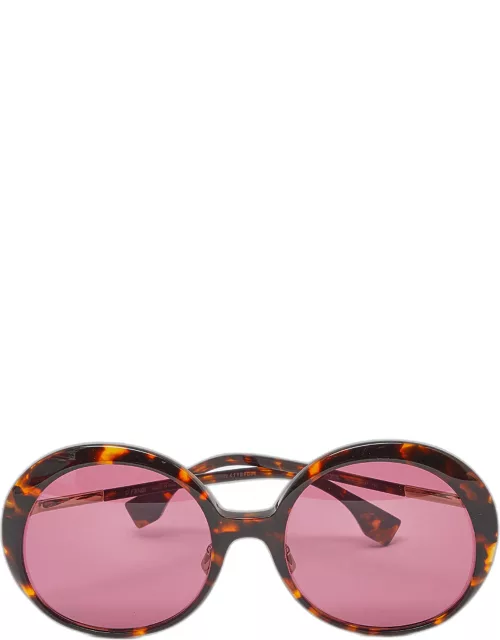Fendi Brown Havana/Pink FF 0430/S Oval Sunglasse