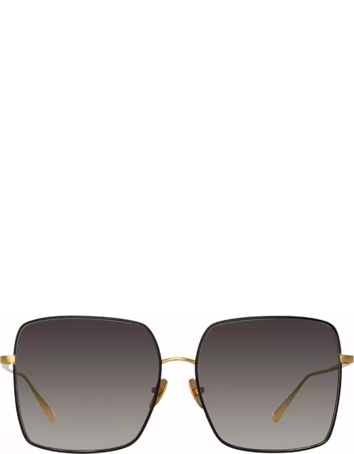 Hina Square Sunglasses in Black