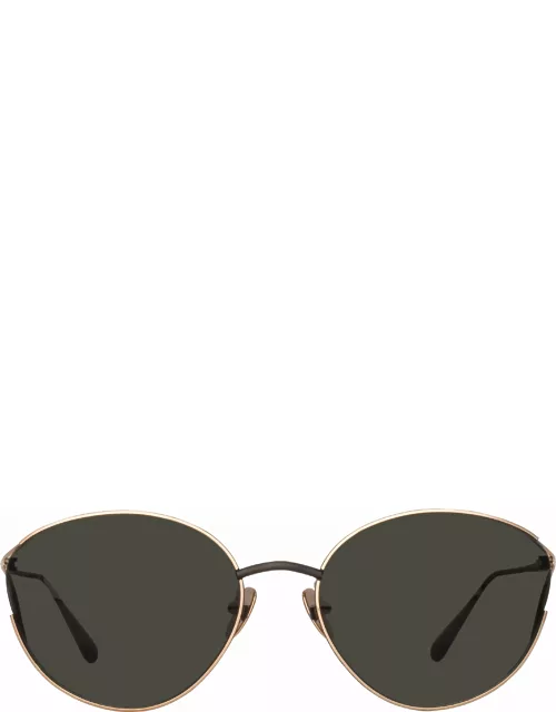 Fielder Cat Eye Sunglasses in Matt Nicke