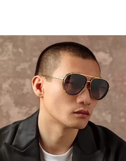 Men's Dimitri Aviator Sunglasses in Matt Nicke