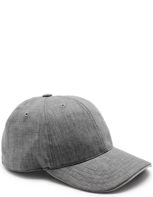 Herno Linen cap - Grey