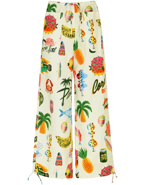 Alemais Samaki Printed Twill Trousers - Multicoloured - 6 (UK6 / XS)