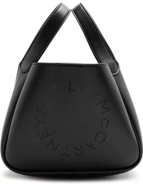 Stella Mccartney Stella Logo Faux Leather Cross-body bag - Black