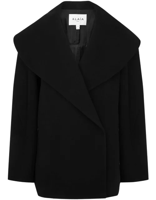 Alaïa Round Wool Jacket - Black - 38 (UK10 / S)