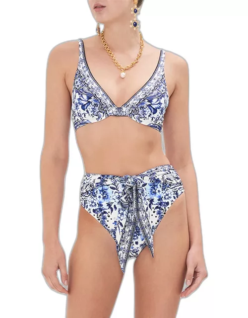 Glaze and Graze Crystal Soft Underwire Bikini Top