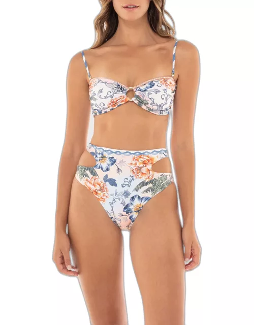 Talia Kai Reversible Cutout Bikini Bottom