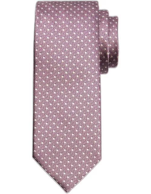 Men's Mulberry Silk Polka Dot Tie