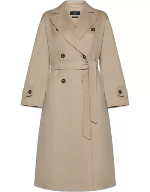 Weekend Max Mara Affetto Wool Double-breasted Coat