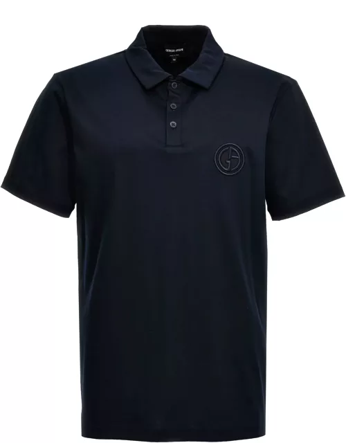 Giorgio Armani Logo Embroidery Polo Shirt