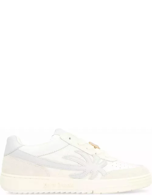 Palm Angels Palm Beach University Leather Low Sneaker
