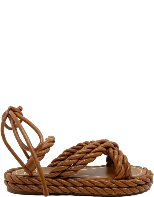 Valentino Garavani The Rope Leather Sandal