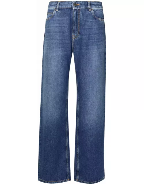Etro Light Blue Cotton Jean