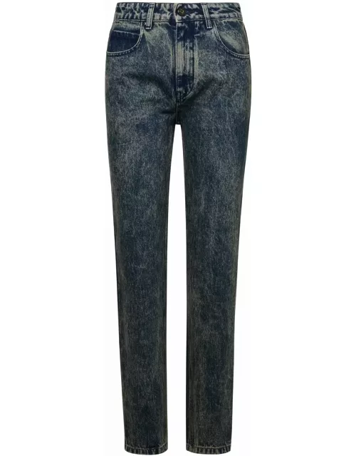 Ferrari Blue Cotton Jean