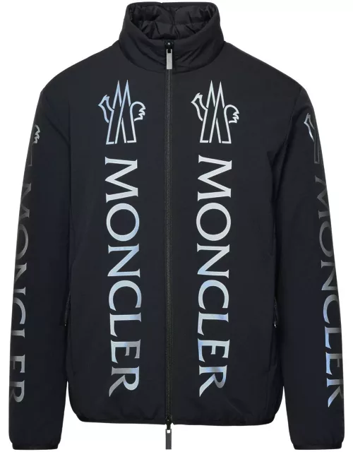 Moncler Logo Printed Zip-up Jacket