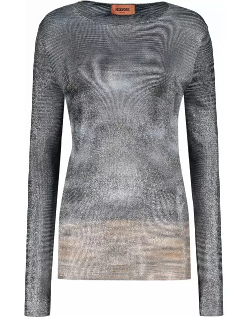 Missoni Knitted Viscosa-blend Top