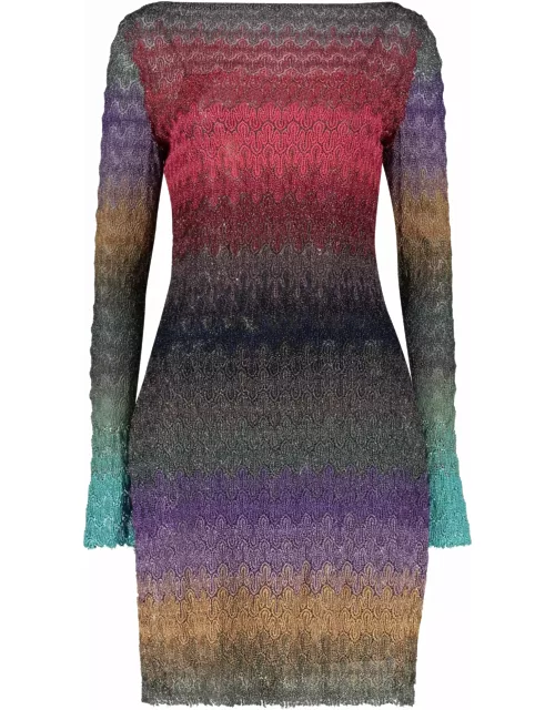 Missoni Knitted Lurex Maxi-dres