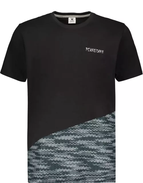 Missoni Logo Cotton T-shirt