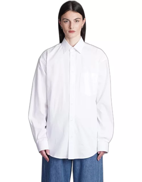 DARKPARK Anne Shirt In White Cotton