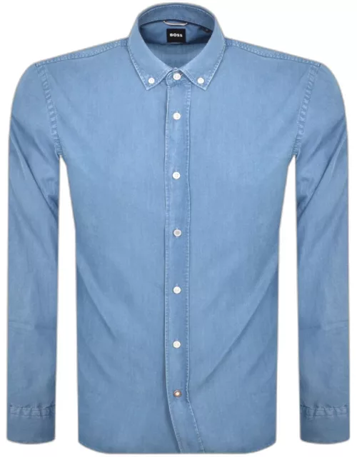 BOSS C Hal BD Long Sleeved Shirt Blue
