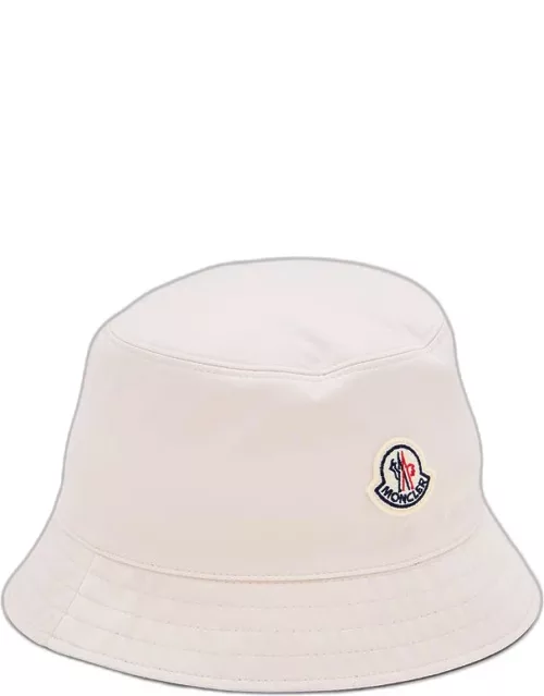 Moncler Bucket Hat W/logo White
