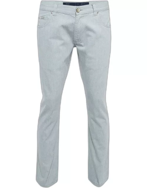 Armani Collezioni Light Blue Denim Slim Fit Jeans L Waist 34''