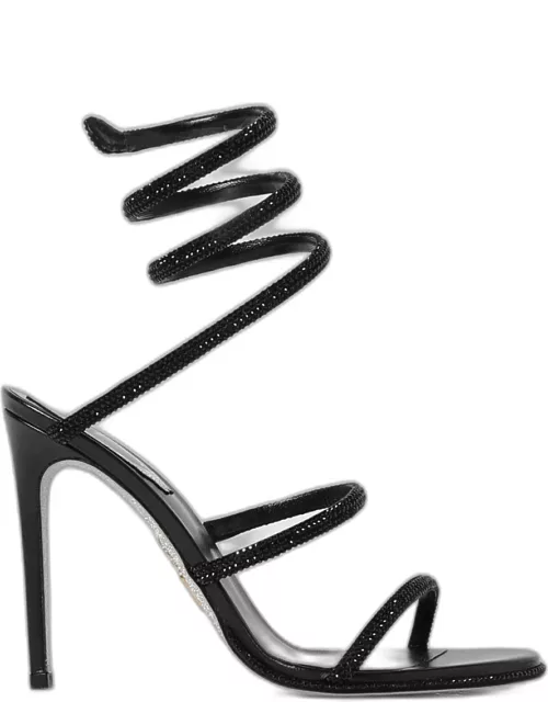 Heeled Sandals RENE CAOVILLA Woman colour Black