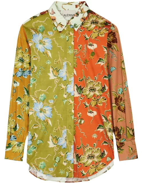 Alemais Hotel Lamu Printed Stretch-cotton Shirt - Multicoloured - 6 (UK6 / XS)