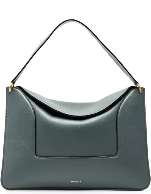 Wandler Penelope Leather Shoulder bag - Dark Grey