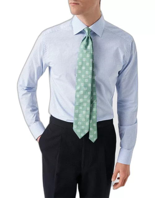 Men's Contemporary Check Elevated Poplin Shirt