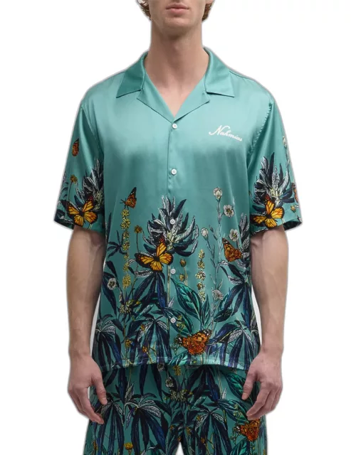 Men's Botanical Silk Camp Shirt