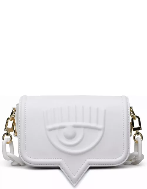 Chiara Ferragni Small eyelike White Polyester Bag