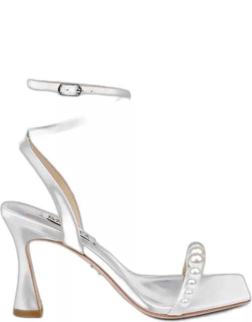 Cailey Metallic Sphere Ankle-Strap Sandal