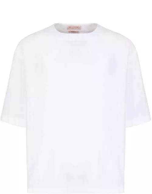 Valentino Toile Iconographe Crewneck Short-sleeved T-shirt