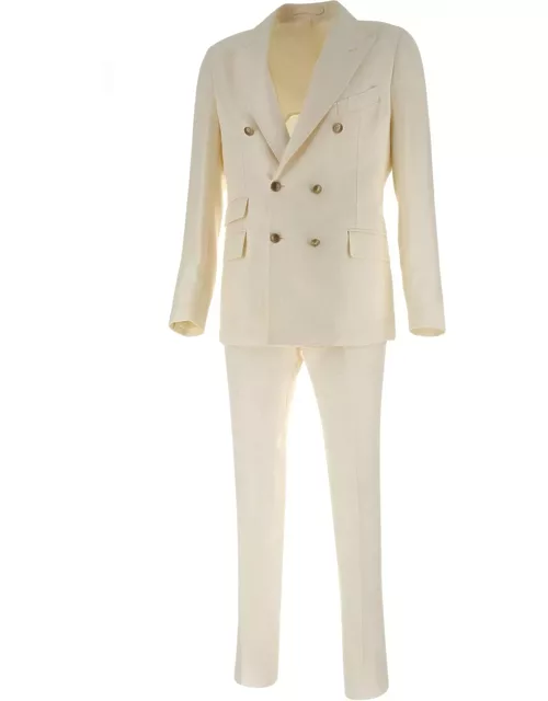 Eleventy Wool, Linen And Silk Suit Two-piece