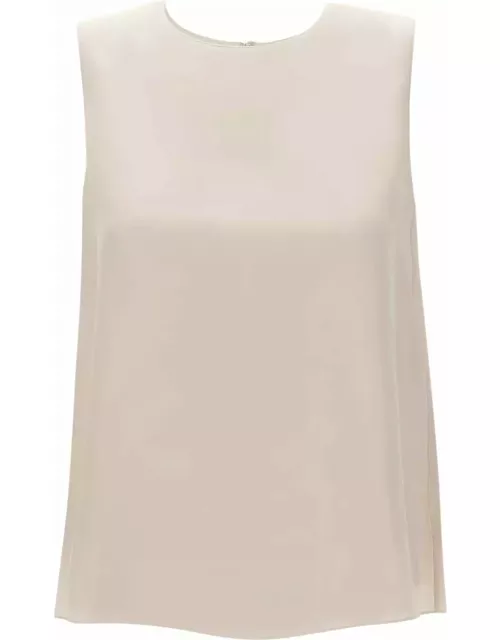 Theory straight Shell Silk Top
