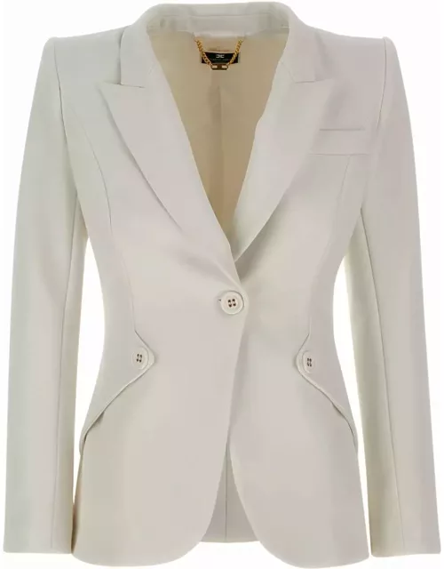 Elisabetta Franchi Single-breasted One Button Jacket