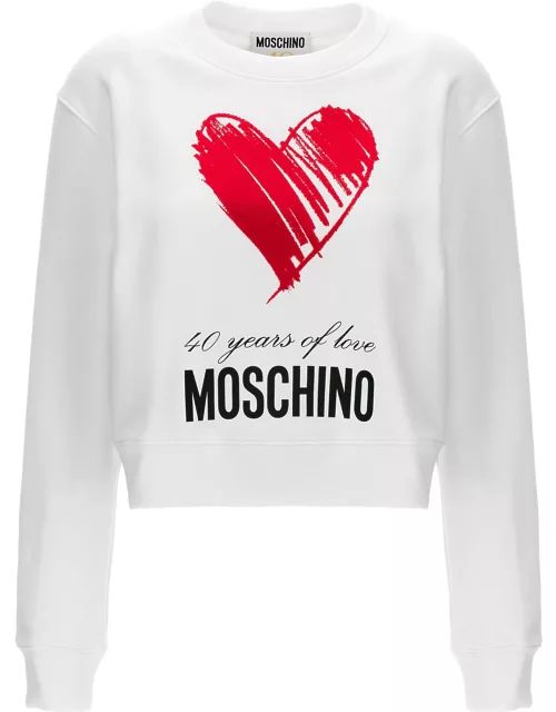 Moschino 40 Years Of Love Sweatshirt