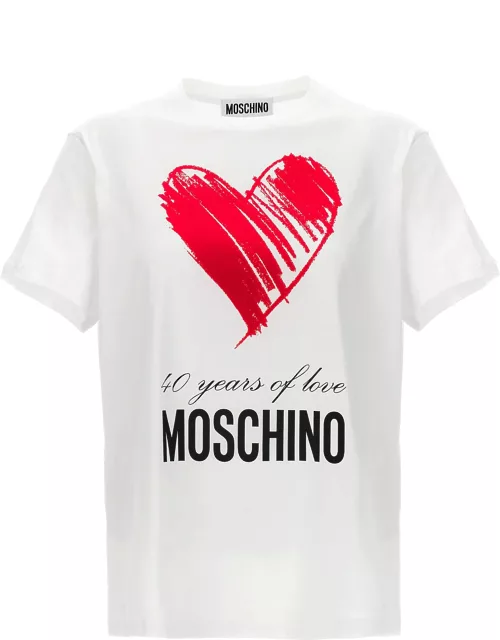 Moschino 40 Years Of Love T-shirt