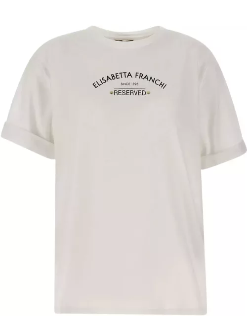 Elisabetta Franchi urban Cotton T-shirt