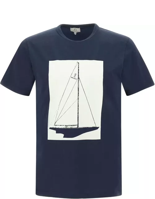 Woolrich boat Cotton T-shirt