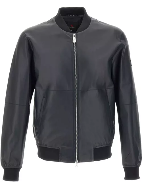 Peuterey fans Leather Acc Biker Jacket