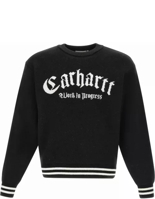 Carhartt onyx Sweater Viscose And Wool Sweater