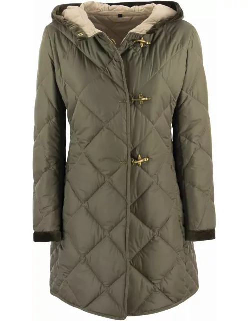 Fay Virginia Quilted Coat With Hood