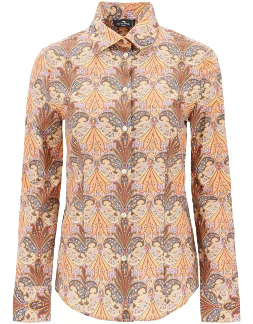 Etro Slim Fit Shirt With Paisley Pattern