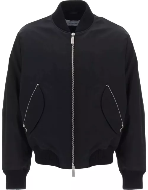 Off-White Arrow Embroidered Bomber
