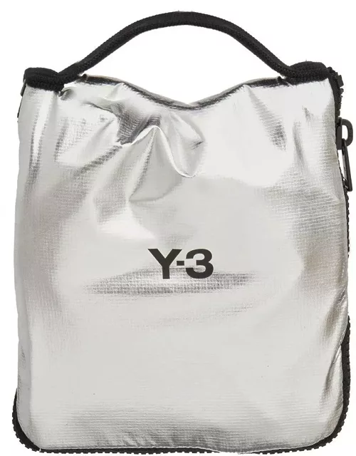 Y-3 Logo Printed Zip-around Packable Tote Bag