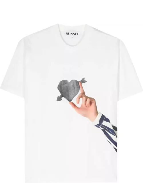 Sunnei Classic T-shirt ``cuore Di Pietra``