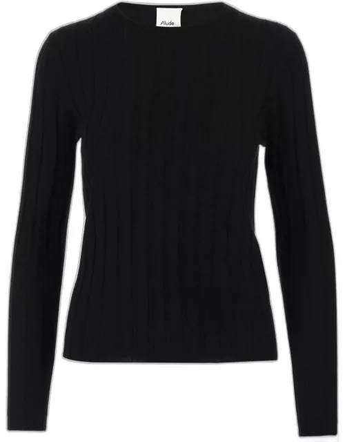 Allude Ribbed Wool Pullover