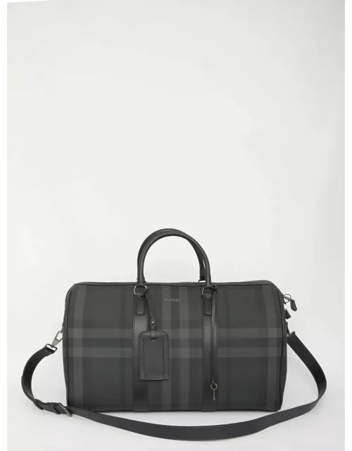 Burberry Black/grey boston Duffel Bag