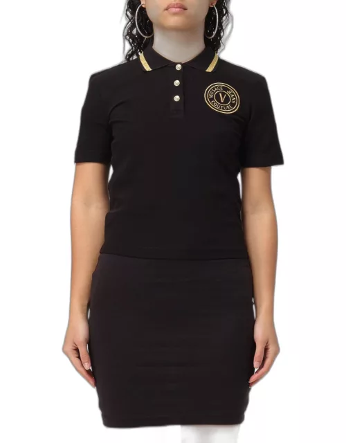 Polo Shirt VERSACE JEANS COUTURE Woman colour Black